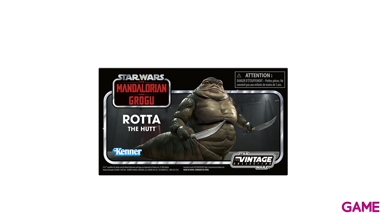 Figura Star Wars Rotta el Hutt The Vintage Collection The Mandalorian and Grogu de 9,5 cm-9