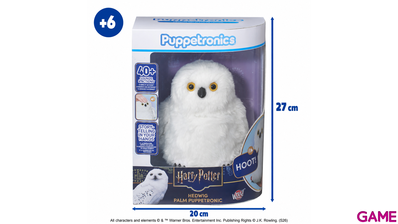Robot Harry Potter Hedwig Palm Puppetronic-0