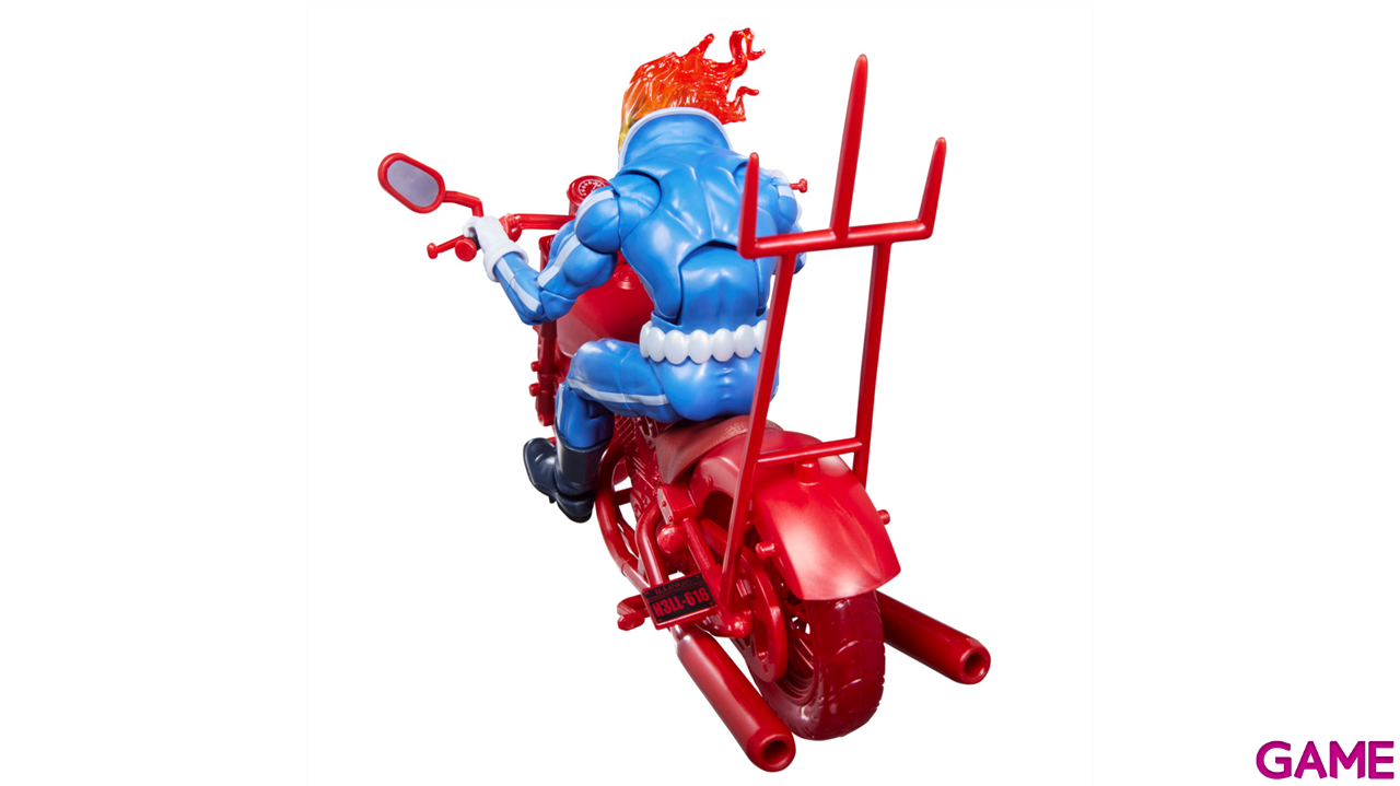 Pack Figura Ghost Rider & Motorcycle Marvel Legends Series de 15 cm-9
