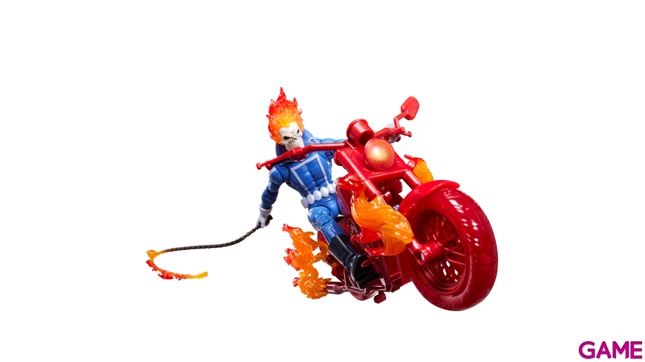 Pack Figura Ghost Rider & Motorcycle Marvel Legends Series de 15 cm-12
