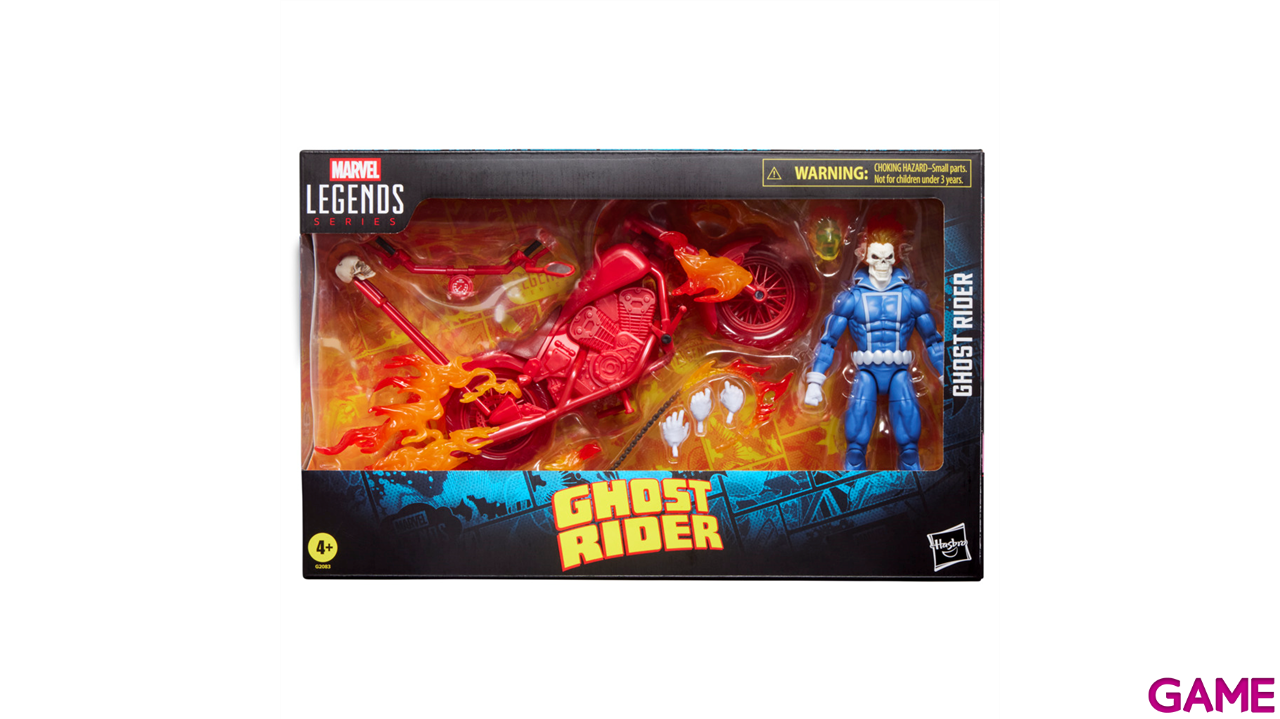 Pack Figura Ghost Rider & Motorcycle Marvel Legends Series de 15 cm-13