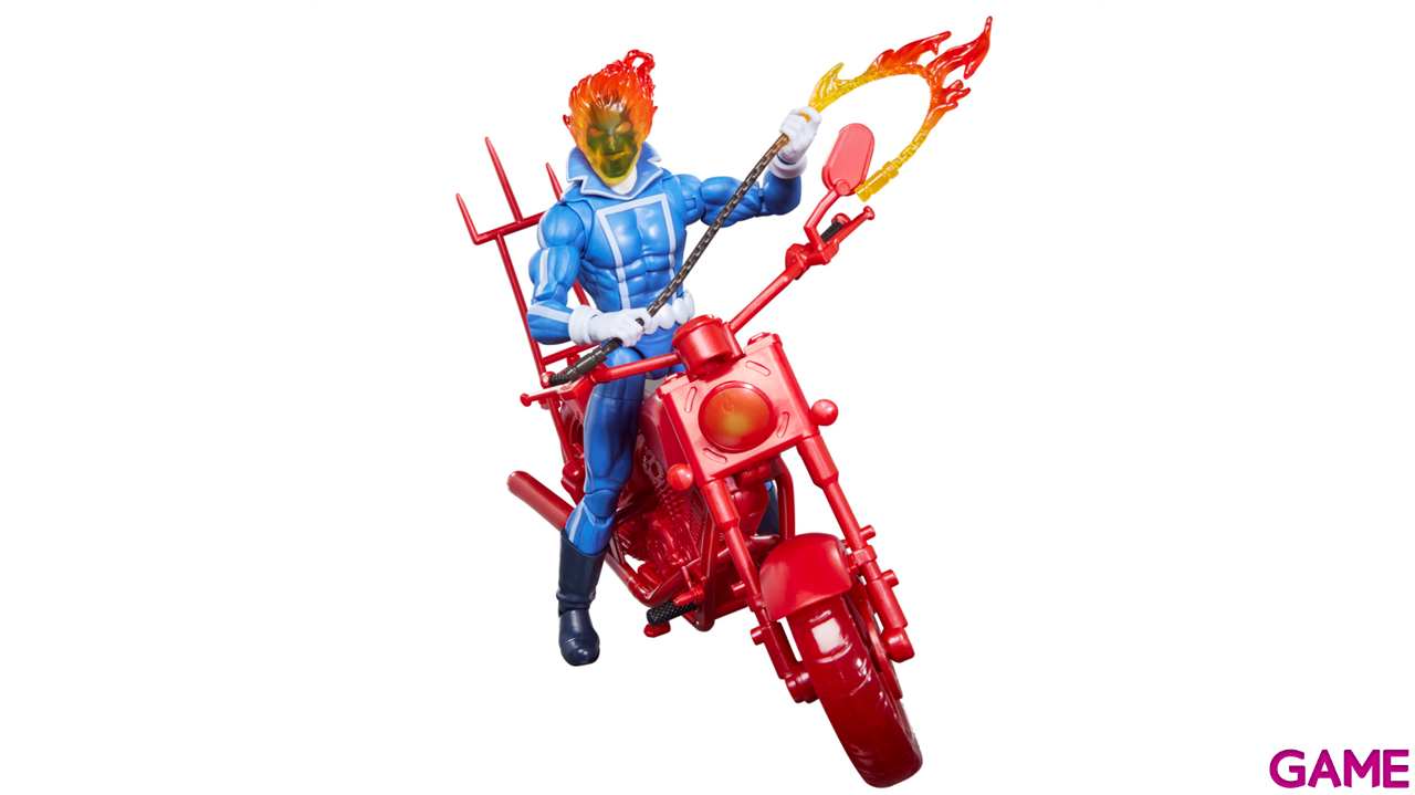Pack Figura Ghost Rider & Motorcycle Marvel Legends Series de 15 cm-0