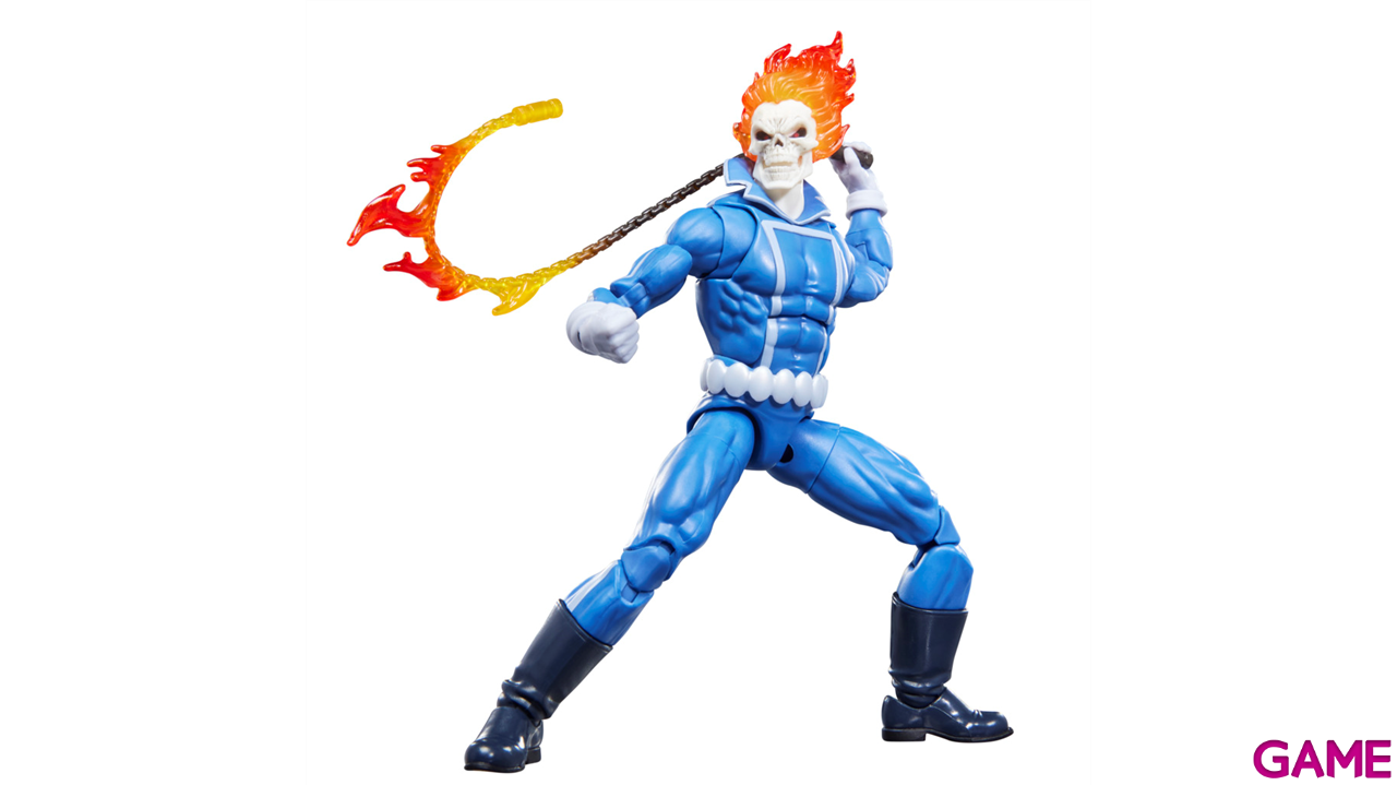 Pack Figura Ghost Rider & Motorcycle Marvel Legends Series de 15 cm-8