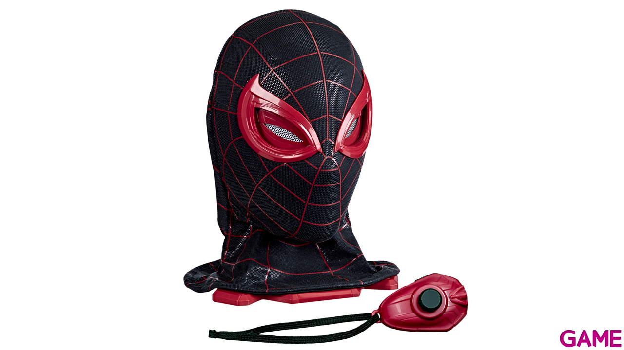 Replica mascara electronica expresiva Marvel Spider-Man Miles Morales-4