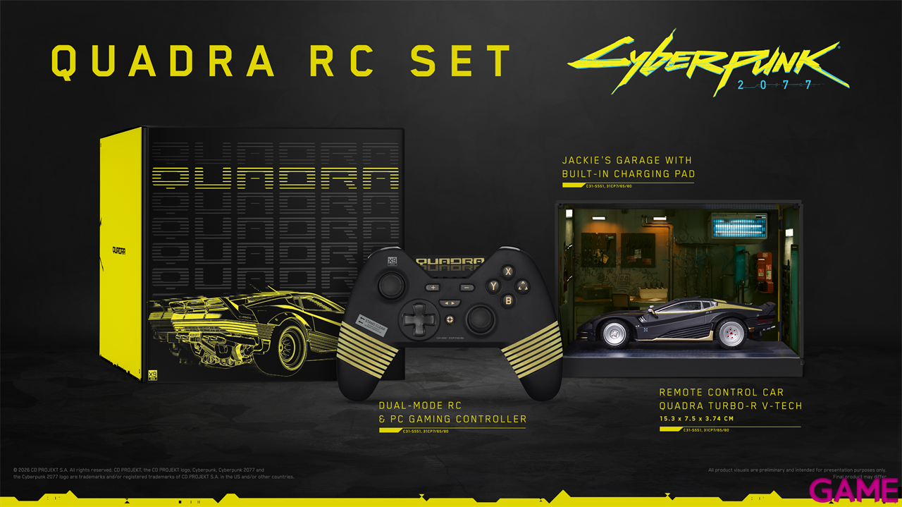 Cyberpunk Quadra Turbo R Remote Control Car-0