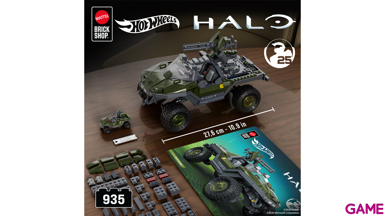 Set de Construccion Halo Vehículo Warthog-0