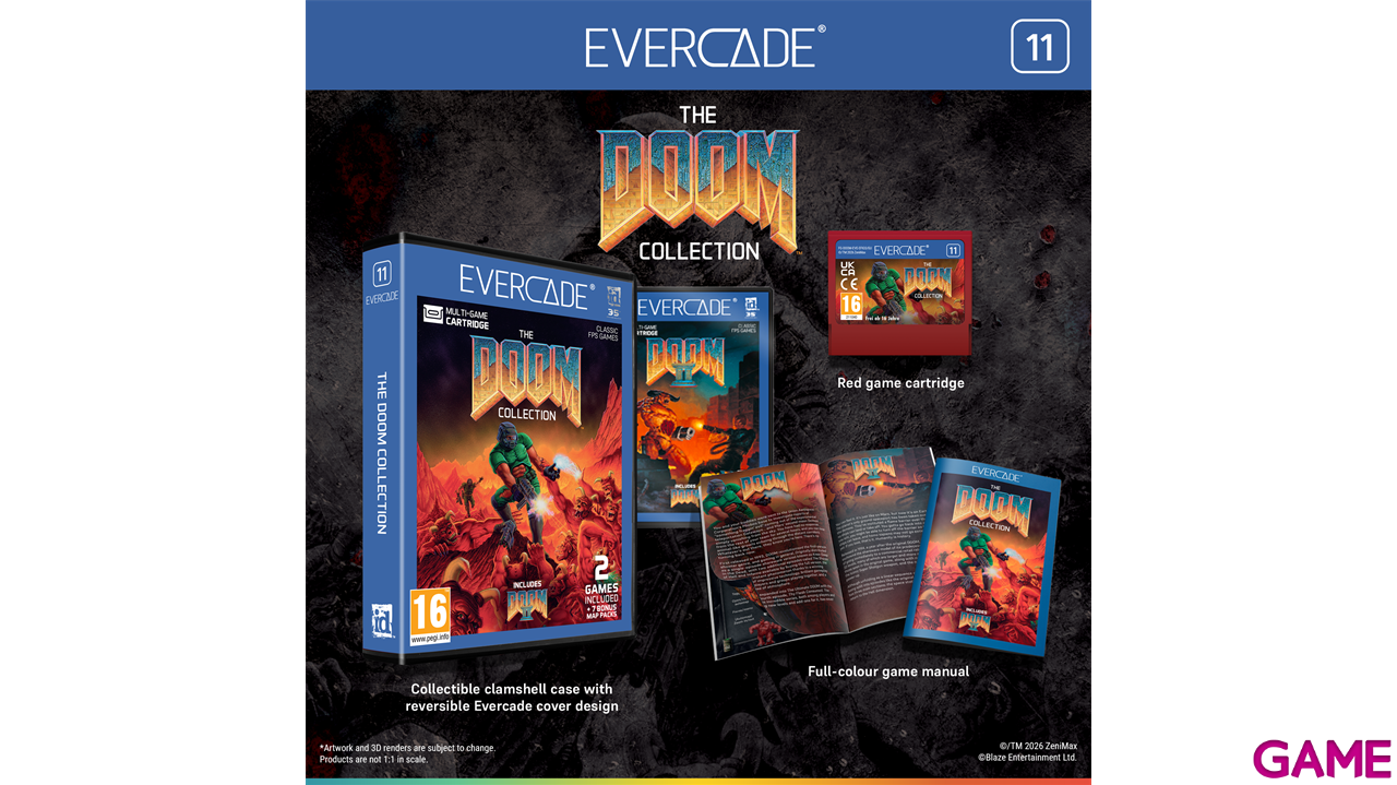 Cartucho Evercade Doom Collection-0