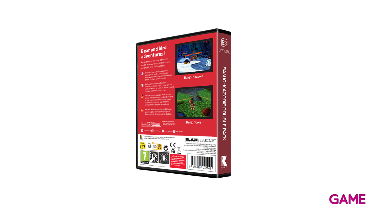 Cartucho Evercade Banjo-Kazooie Double Pack-2