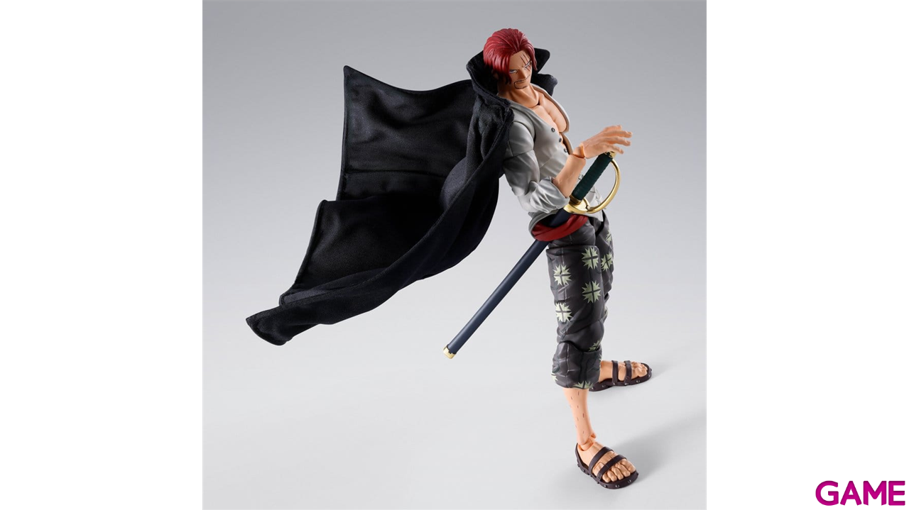 Figura One Piece S.H.Figuarts Shanks Marineford de 17 cm-0