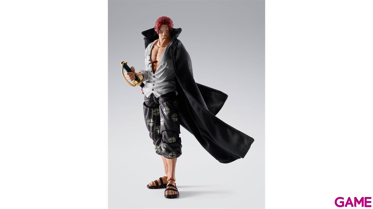 Figura One Piece S.H.Figuarts Shanks Marineford de 17 cm-1