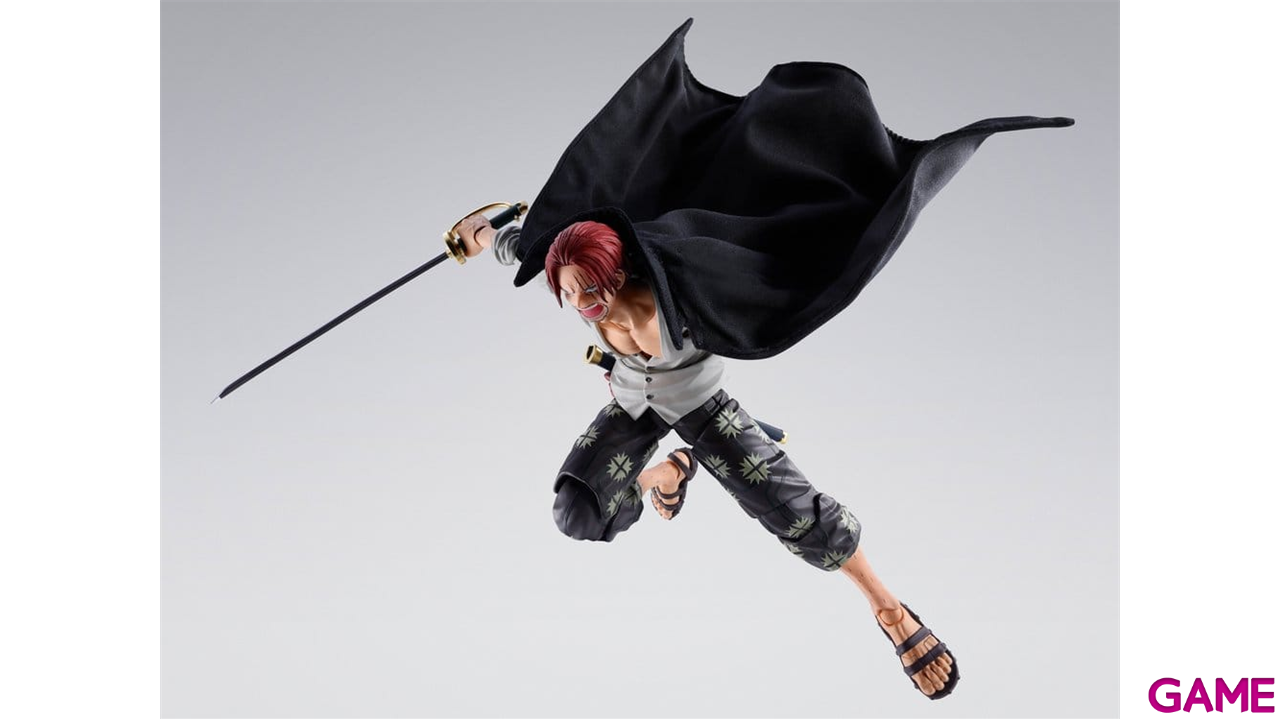 Figura One Piece S.H.Figuarts Shanks Marineford de 17 cm-4