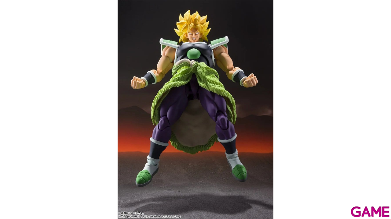 Figura Dragon Ball Super S.H.Figuarts Broly Super de 19 cm-0