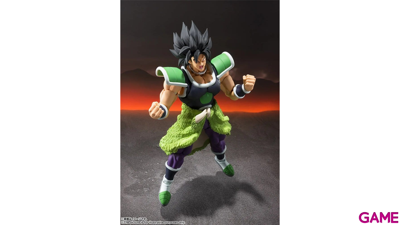Figura Dragon Ball Super S.H.Figuarts Broly Super de 19 cm-1