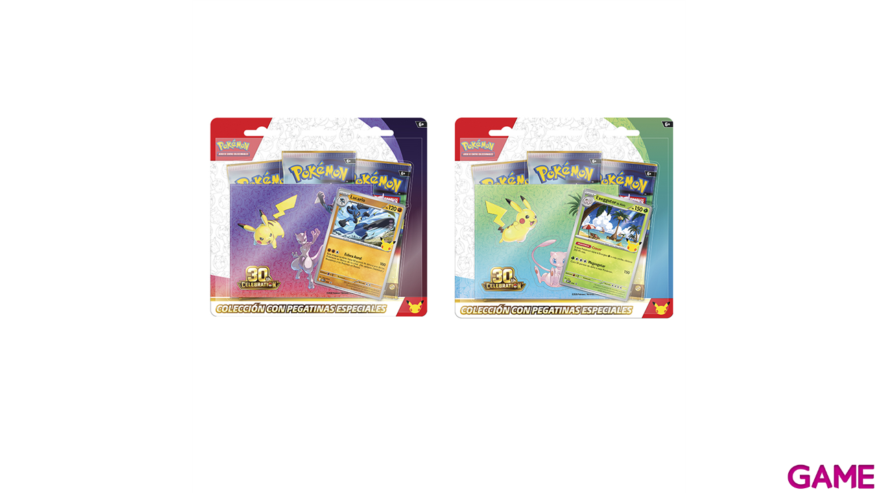 Caja de colección con pegatinas Pokemon 30 Aniversario (Castellano)-1