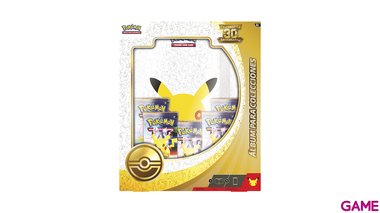 Pack de Cartas + Album Pokemon 30 Aniversario (Castellano)-0
