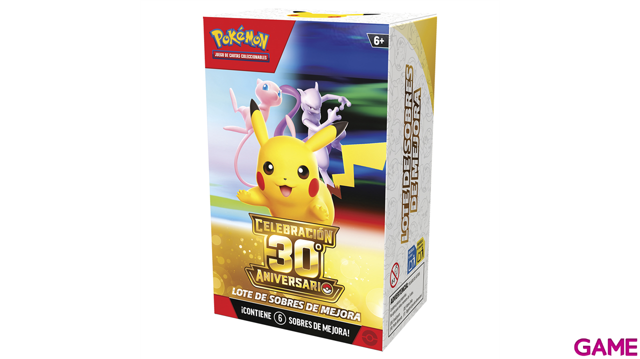 Pack de sobres de mejora Pokemon Booster Bundle 30 Aniversario (Castellano)-0