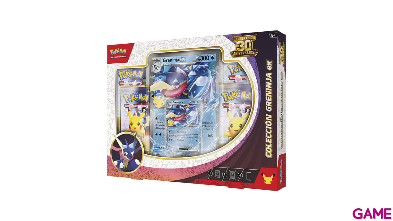 Caja EX de cartas Pokemon 30 Aniversario (Sylveon - Greninja) (Castellano) (surtido)-2