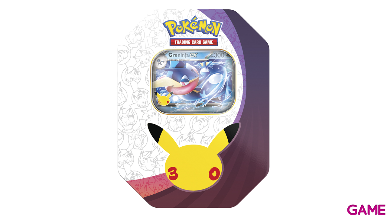 Lata EX de cartas Pokemon 30 Aniversario (Castellano) (surtido)-0