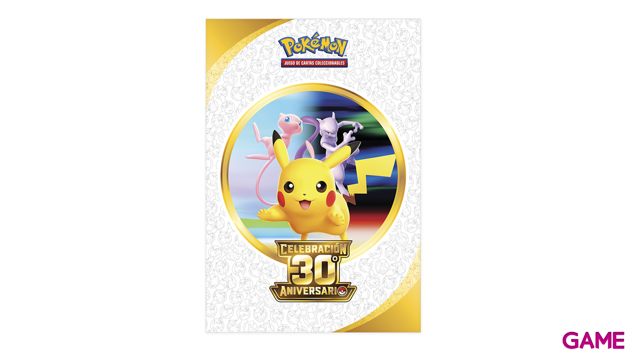 Caja de Colección cartas Pokemon con Poster 30 Aniversario (Castellano)-2