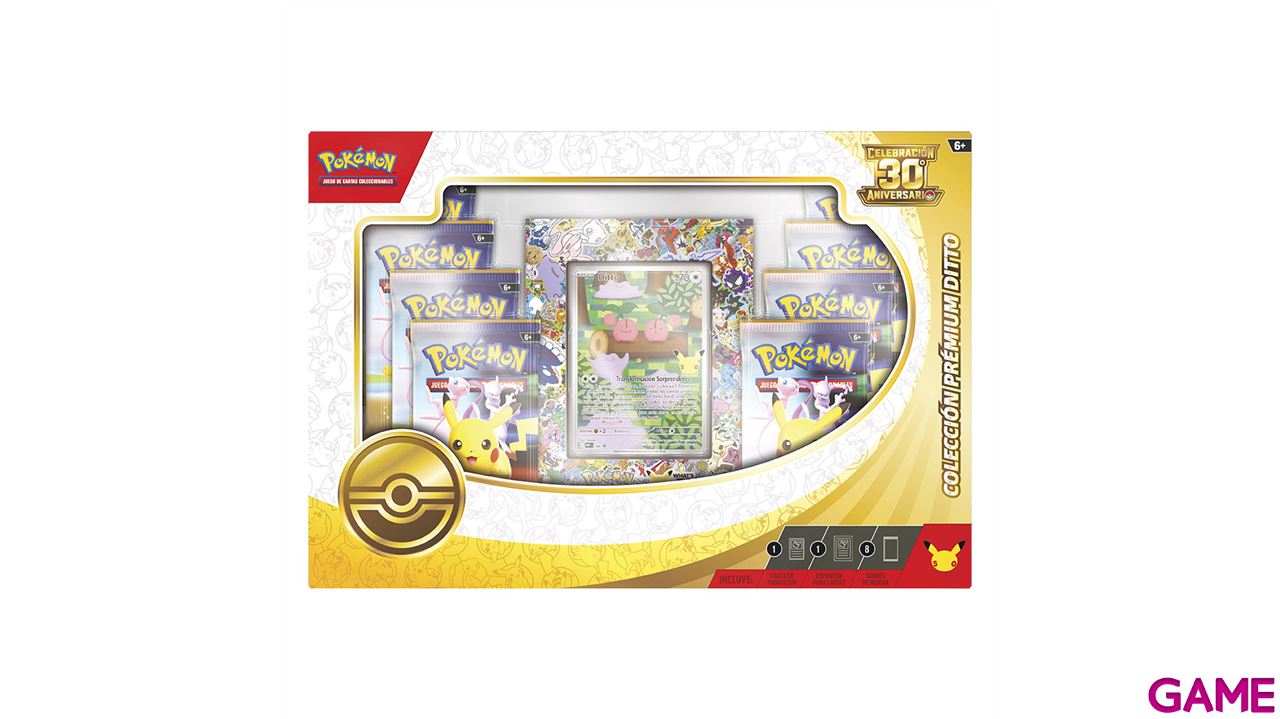 Caja de Colección Premium Cartas Pokemon 30 Aniversario (Castellano)-1