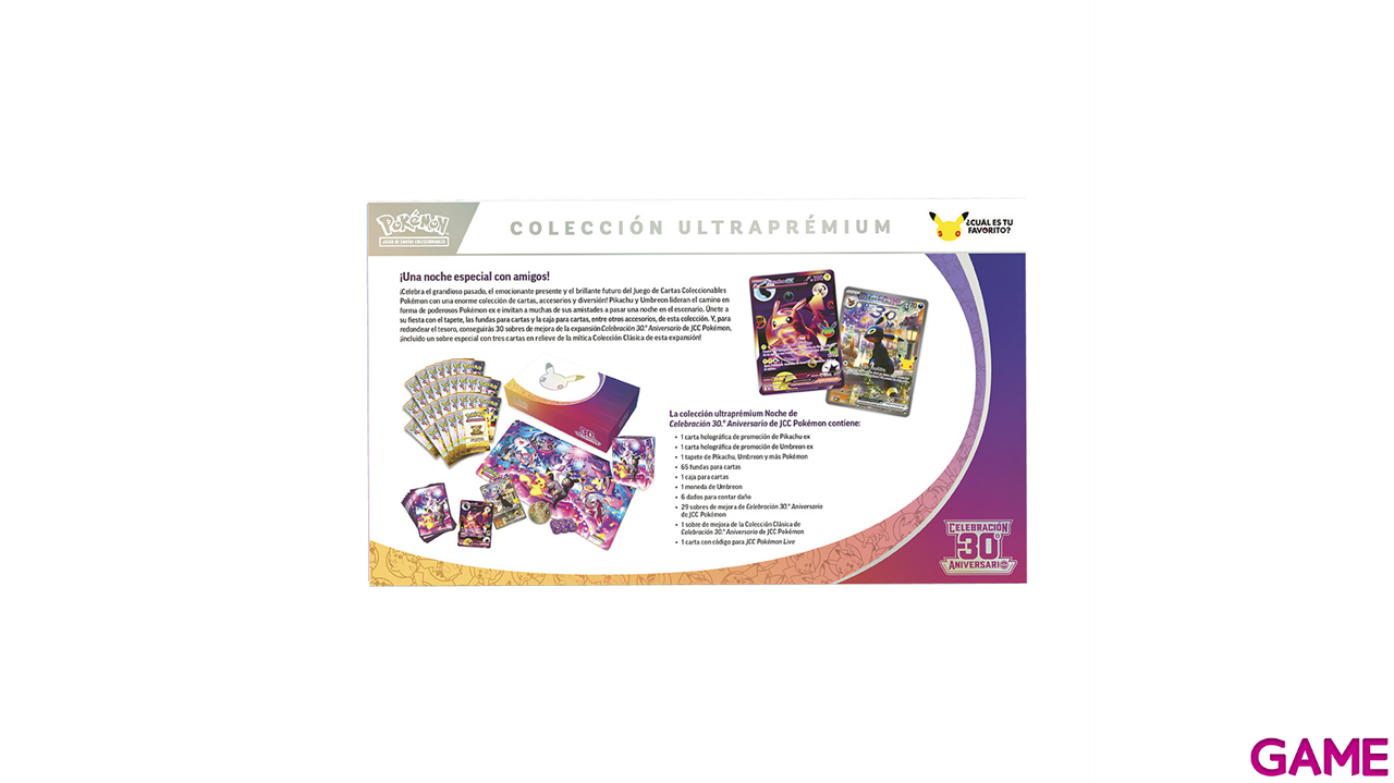 Caja Ultra Premium  de cartas Pokemon 30 Aniversario (Castellano) (surtido)-1