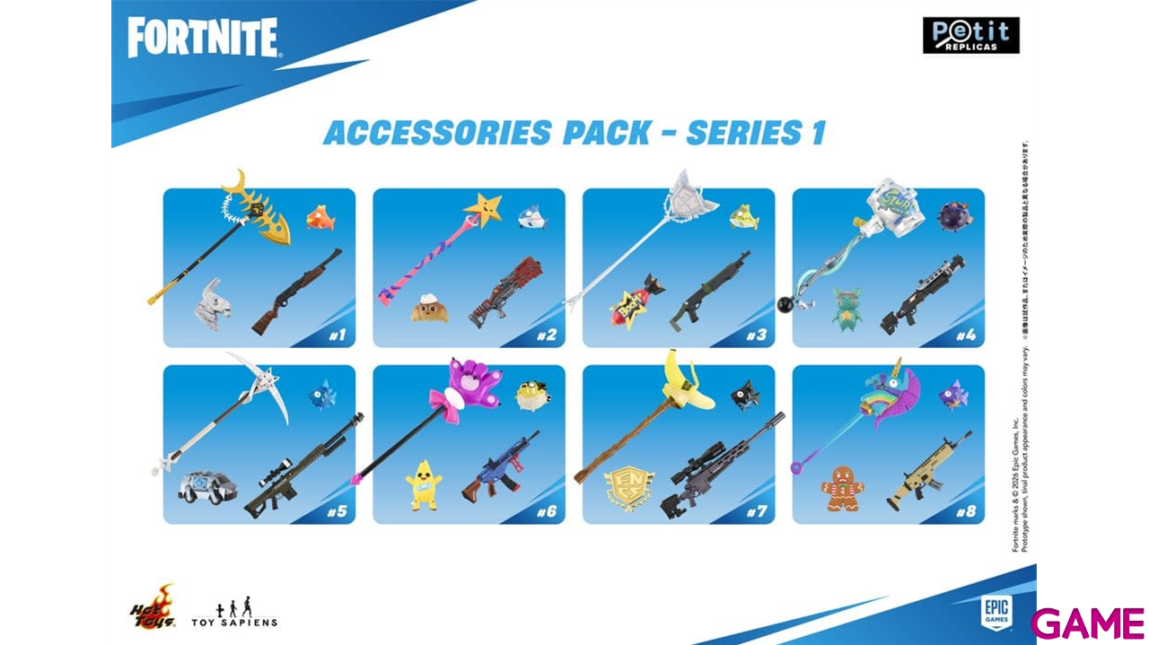 Replicas de pack accesorios Fortnite Series 1 (surtido)-17