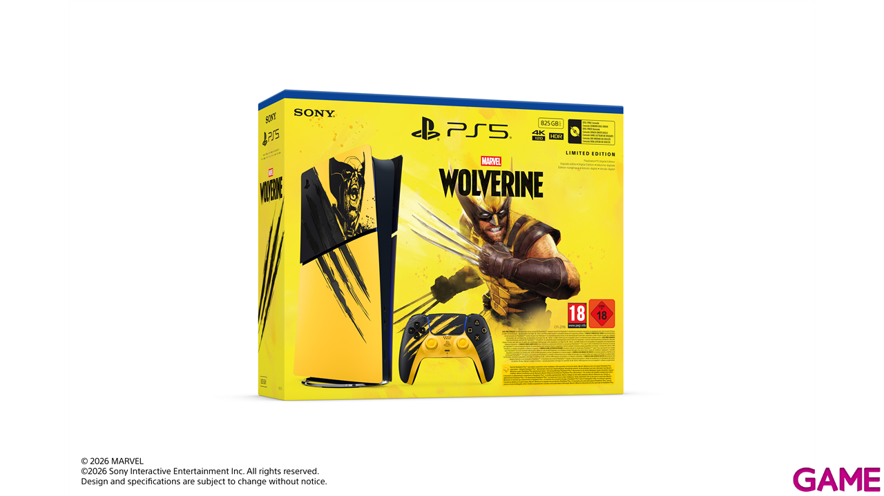 PlayStation 5 Modelo Digital Edición Limitada Lobezno-3