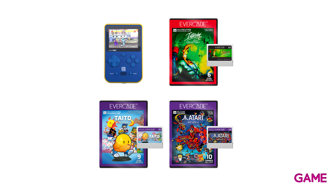 Consola Evercade Super Pocket Capcom + 3 Cartuchos-6