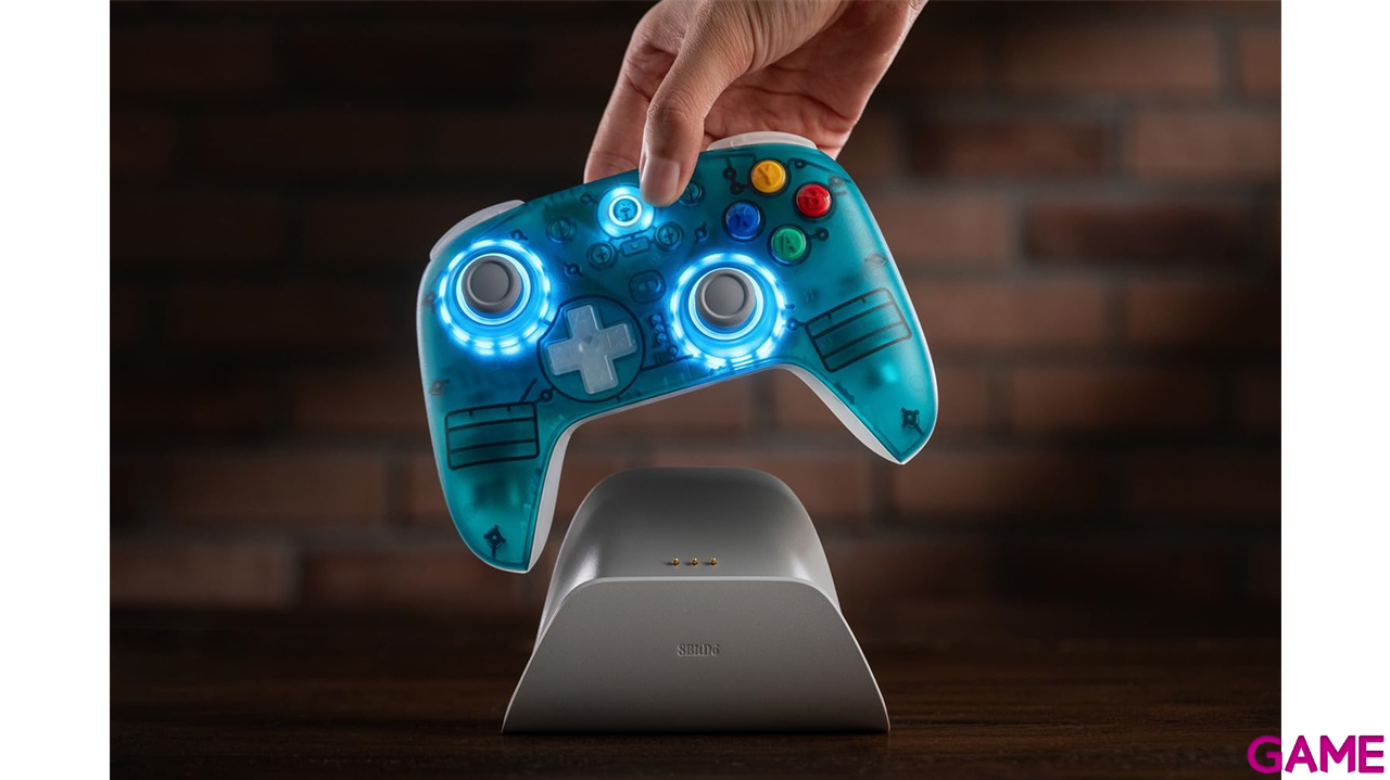 8BitDo Ultimate 2 Wireless 2.4G Clear Blue - Controller-6
