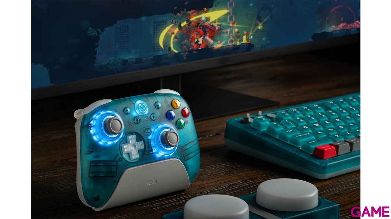 8BitDo Ultimate 2 Wireless 2.4G Clear Blue - Controller-7