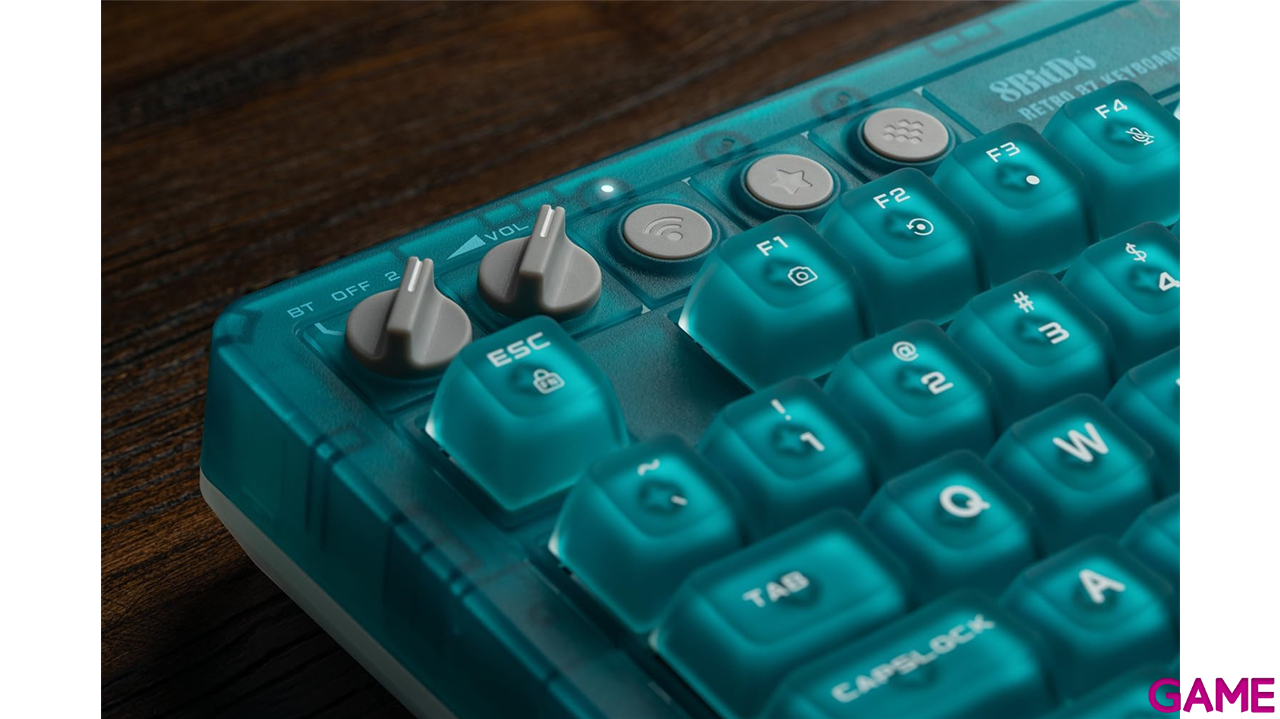 8BitDo Mechanical Keyboard Clear Blue US Layout - Teclado-12