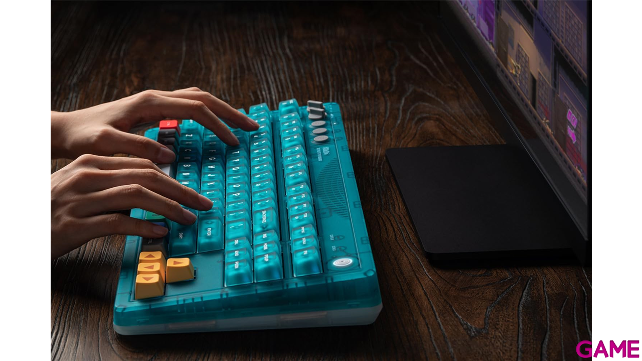 8BitDo Mechanical Keyboard Clear Blue US Layout - Teclado-5