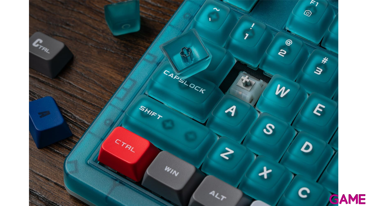 8BitDo Mechanical Keyboard Clear Blue US Layout - Teclado-6
