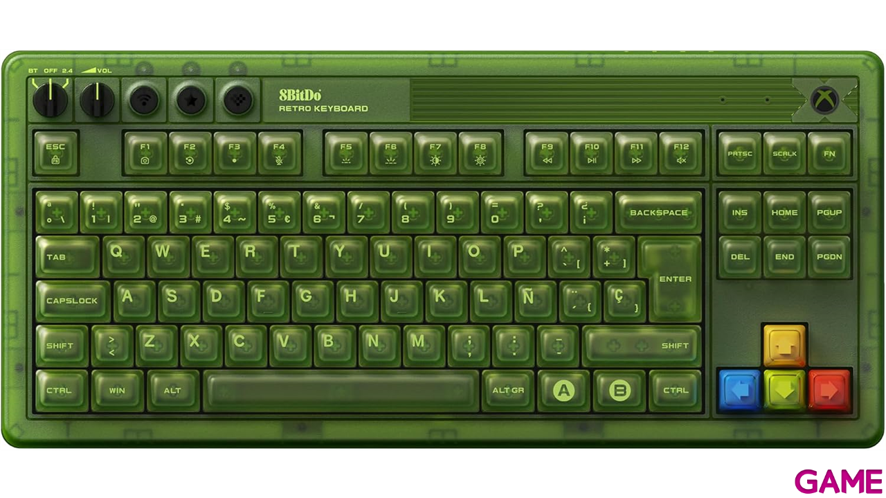 8BitDo Mechanical Keyboard Xbox Ed ISO Spanish Layout - Teclado Gaming-0