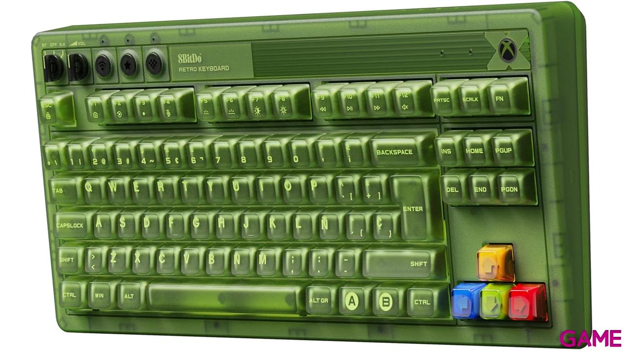 8BitDo Mechanical Keyboard Xbox Ed ISO Spanish Layout - Teclado Gaming-3
