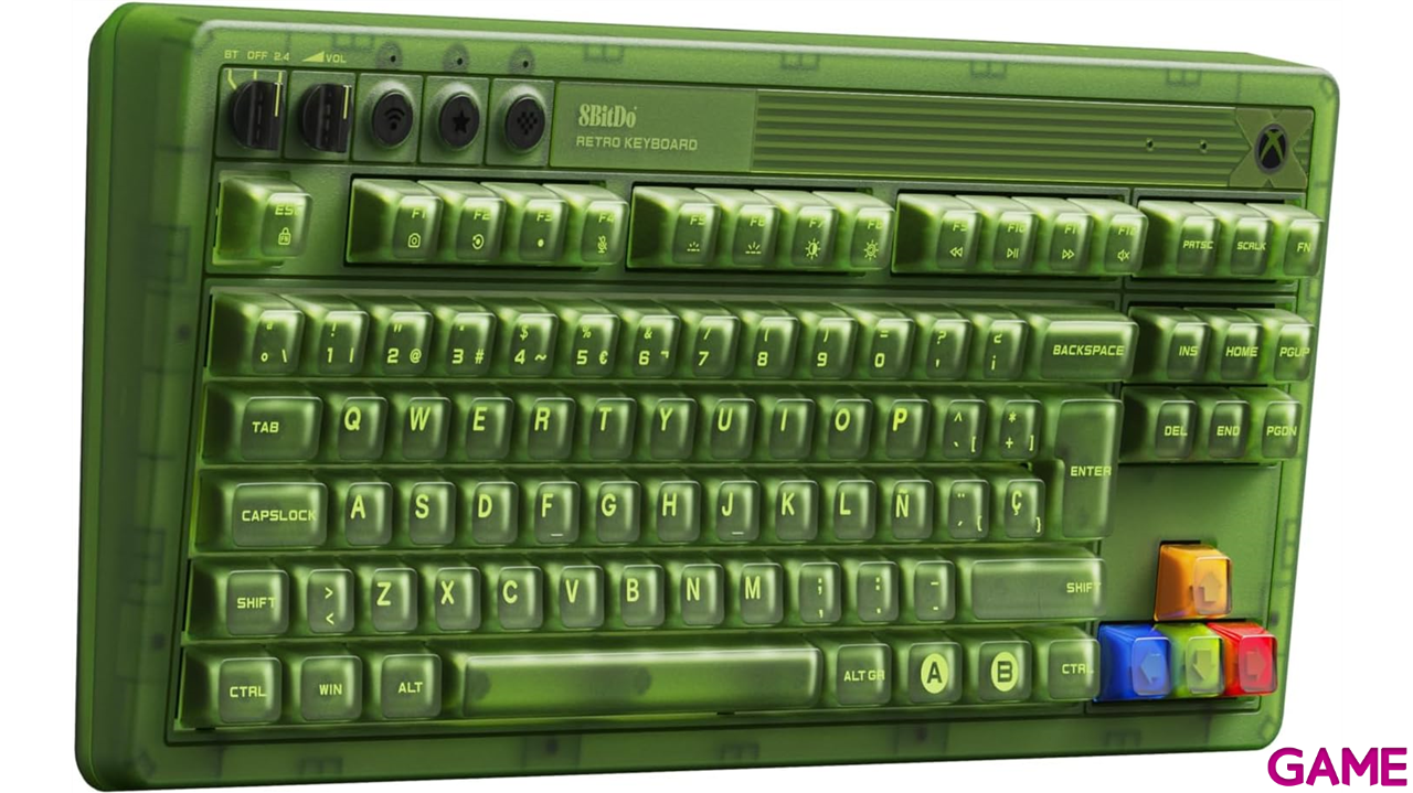 8BitDo Mechanical Keyboard Xbox Ed ISO Spanish Layout - Teclado Gaming-4