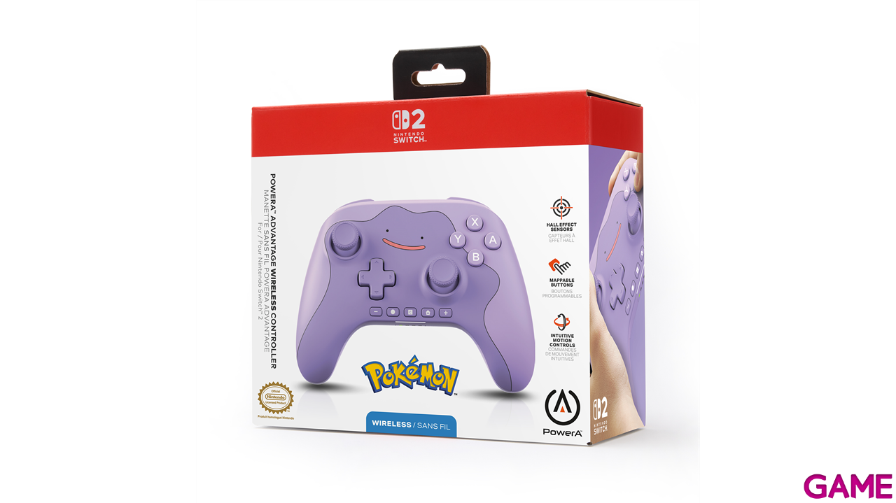 PowerA Advantage Wireless Pokemon: Ditto - Licenciado Nintendo - Controller-1
