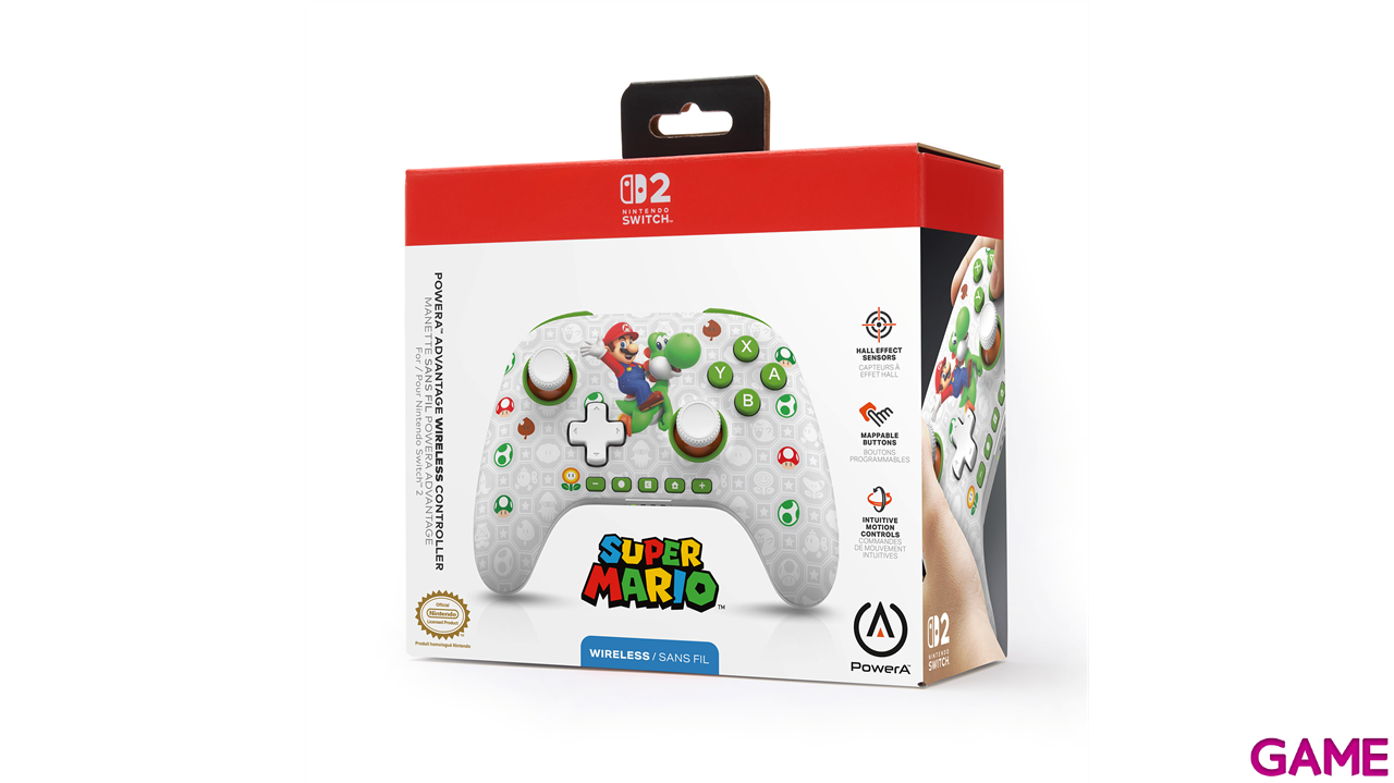 PowerA Advantage Wireless Mario & Yoshi - Licenciado Nintendo - Controller-3
