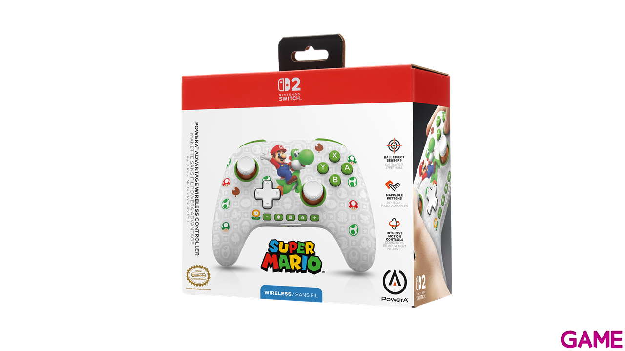 PowerA Advantage Wireless Mario & Yoshi - Licenciado Nintendo - Controller-6