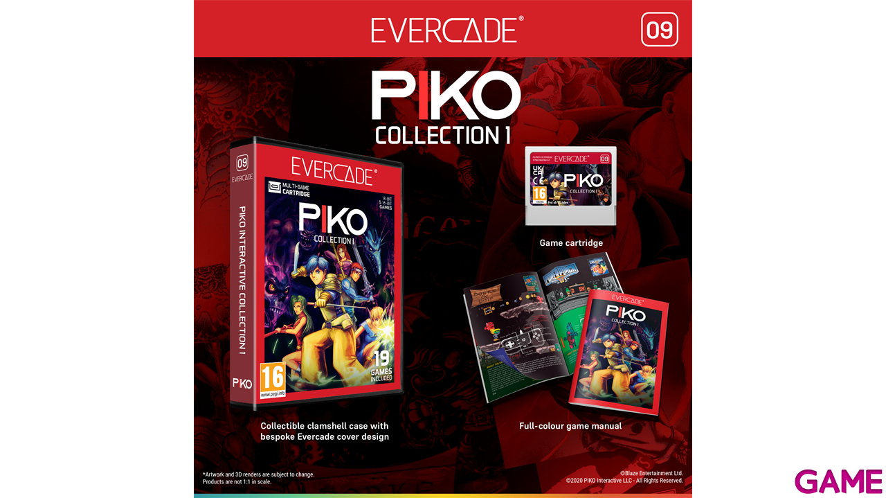 Cartucho Evercade Piko Interactive Collection 1 - Reedición-1