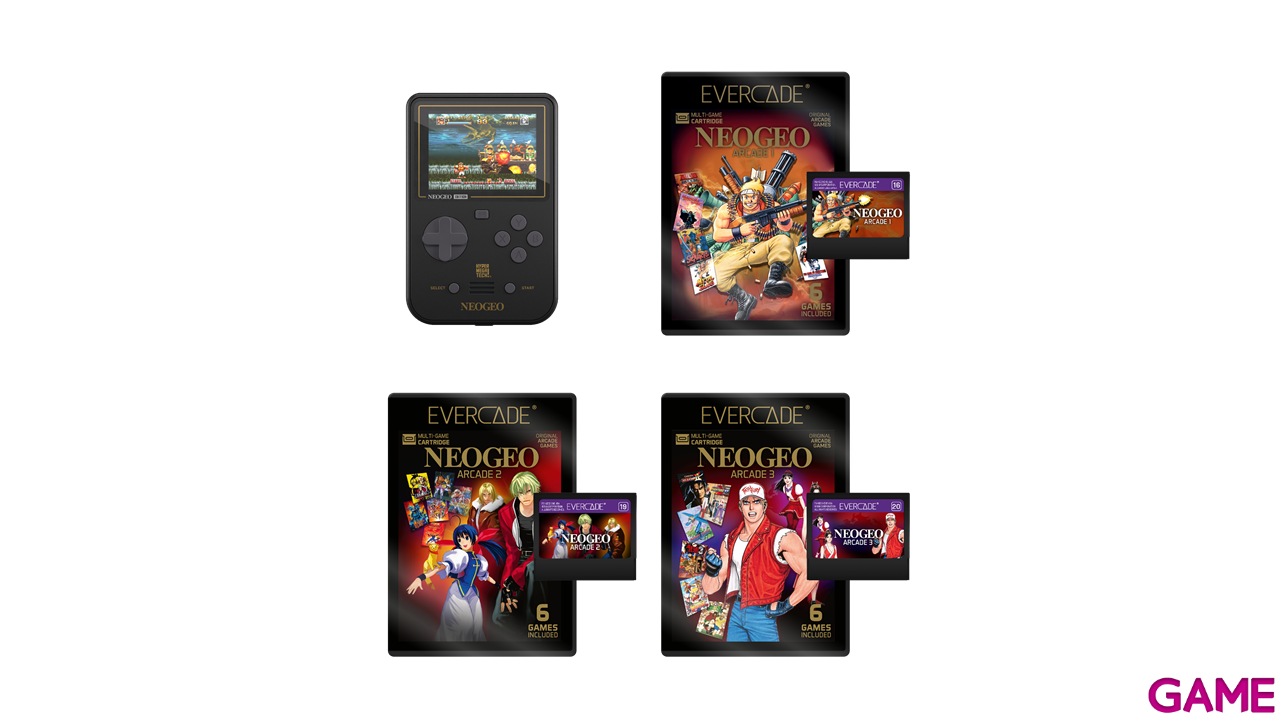 Consola Evercade Super Pocket NEOGEO Starter Bundle-5