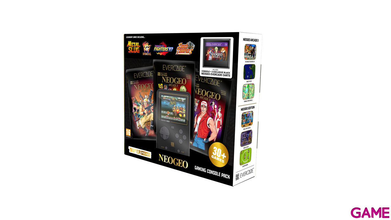 Consola Evercade Super Pocket NEOGEO Starter Bundle-1