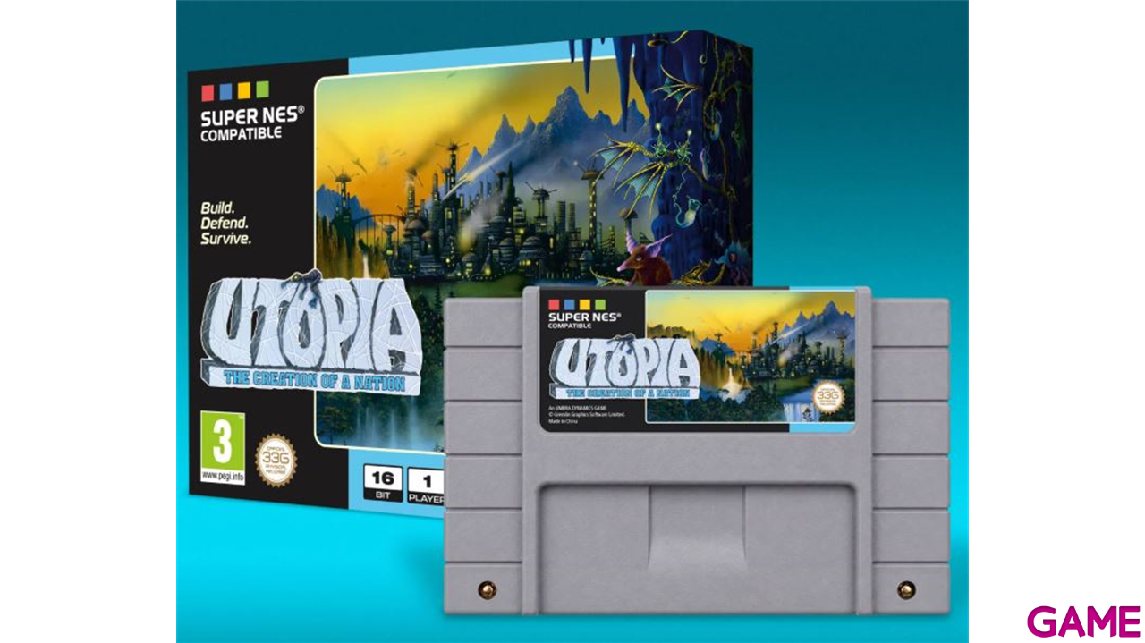 Juego Super NES - Utopia: The Creation of a Nation - Collector´s Edition-0