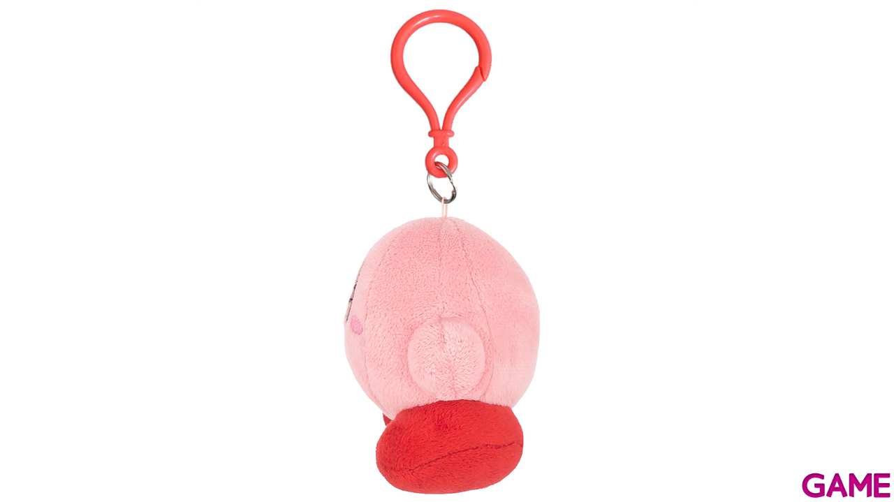 Colgante 3D de peluche Kirby para bolsos y mochilas-4