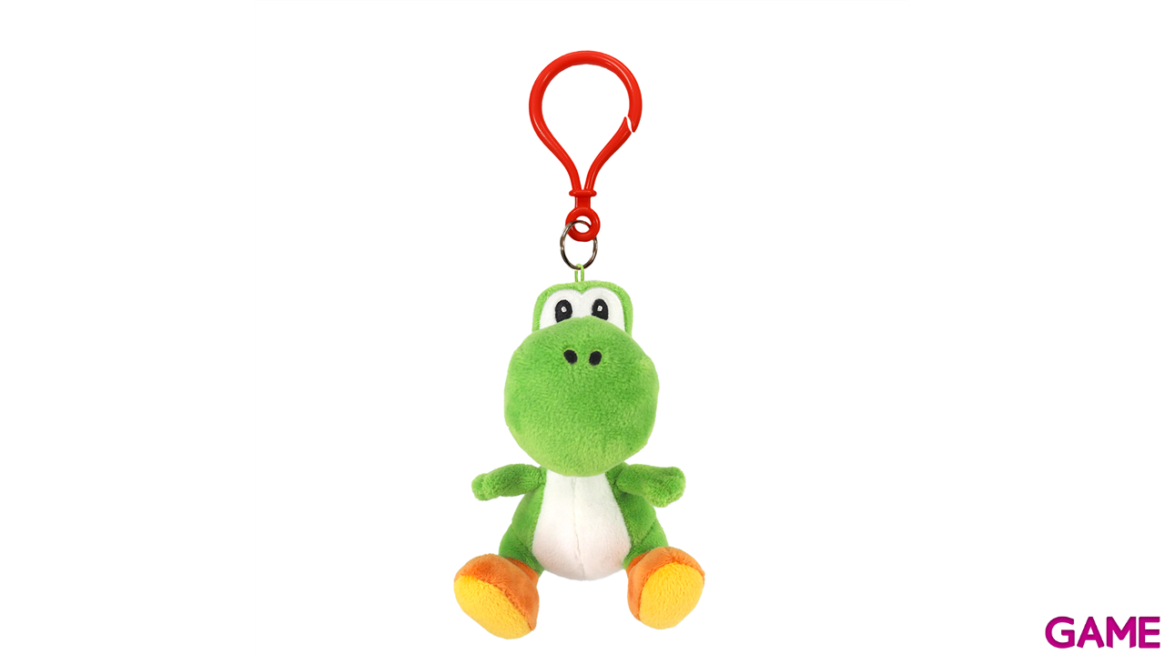 Colgante 3D de peluche Yoshi para bolsos y mochilas-1