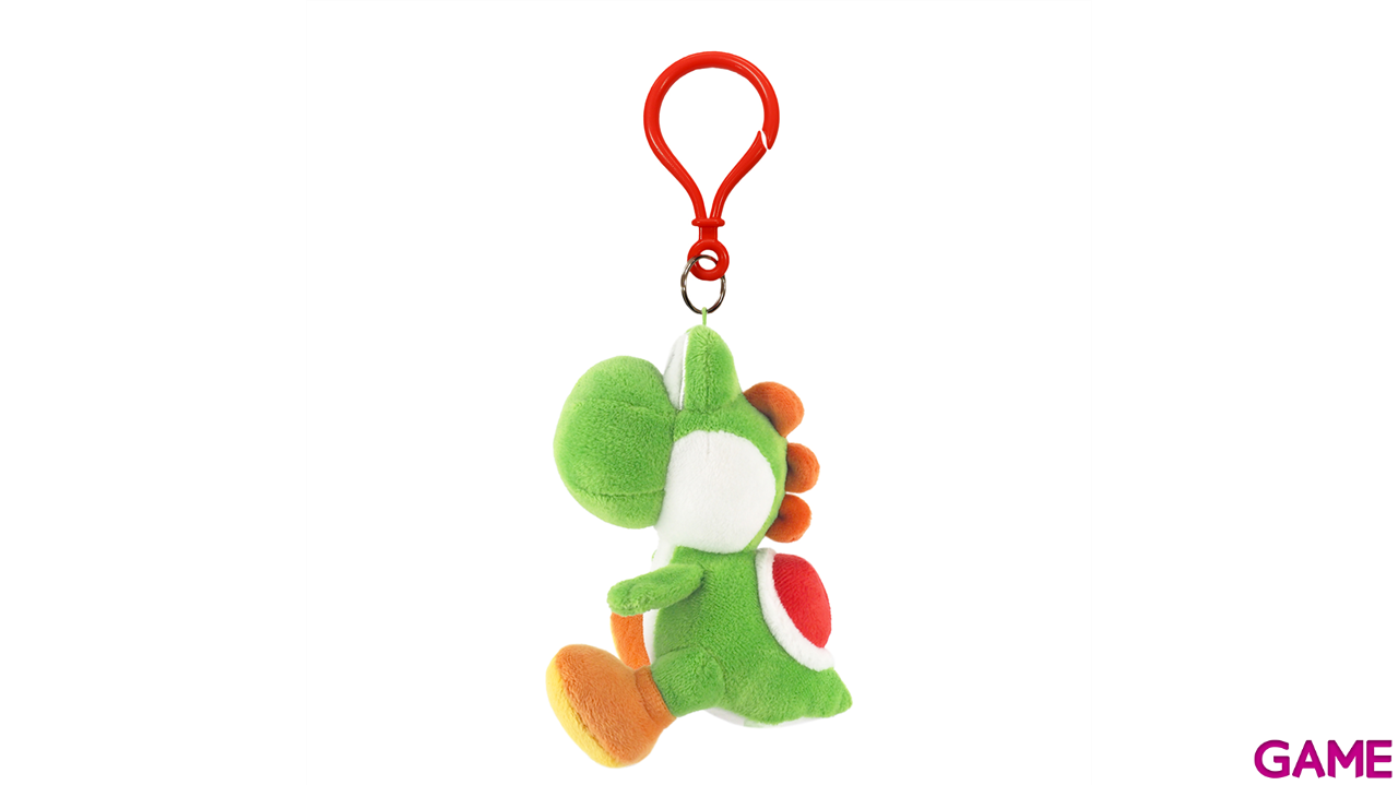 Colgante 3D de peluche Yoshi para bolsos y mochilas-3