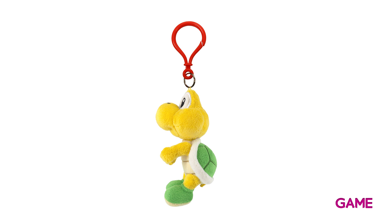 Colgante 3D de peluche Koopa Troopa para bolsos y mochilas-0