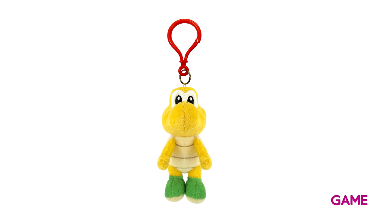 Colgante 3D de peluche Koopa Troopa para bolsos y mochilas-1