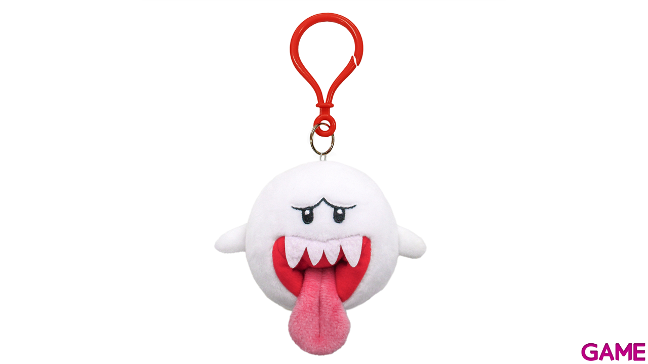Colgante 3D de peluche Boo para bolsos y mochilas-4