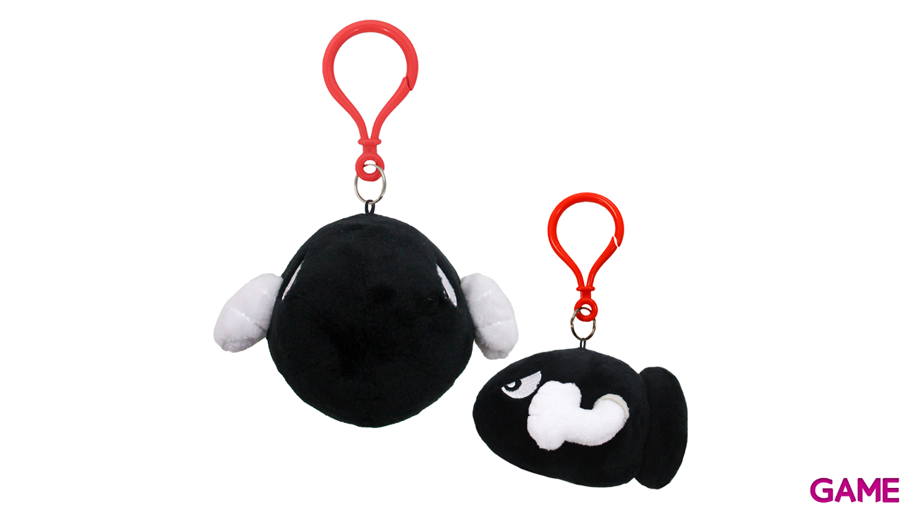 Colgante 3D de peluche Bullet Bill para bolsos y mochilas-1